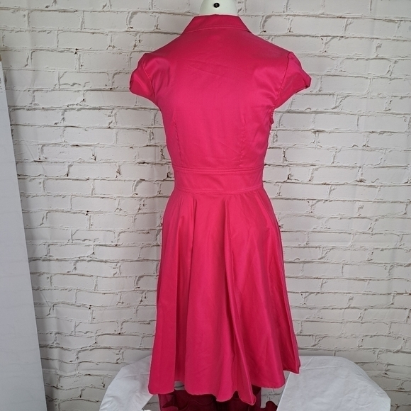 Betsey Johnson Cosmopolitan Hot pink dress - Picture 6 of 13
